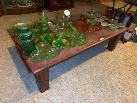 Wooden coffee table