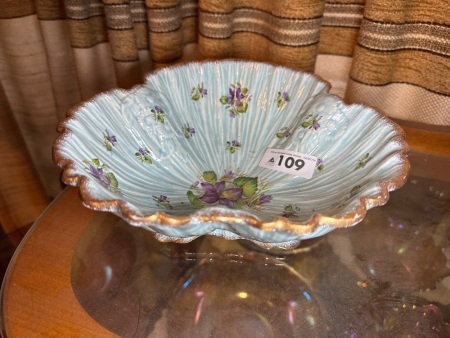 Porcelain bowl, marked Crown England