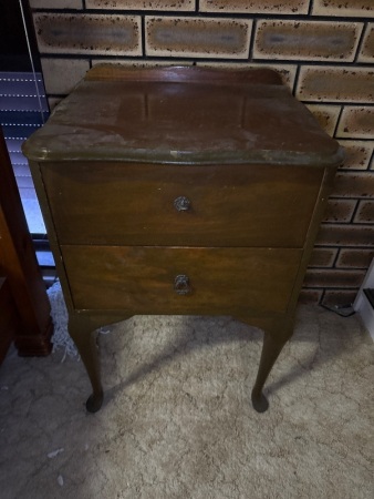 Pair of vintage bedside tables