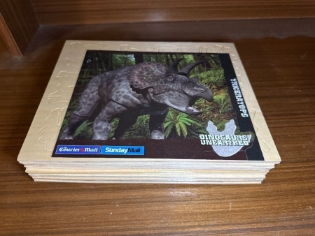 Courier mail dinosaurs unearthed pack