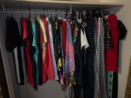 Assorted women's blouses pants, etc
