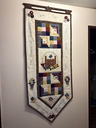 Patchwork wall art