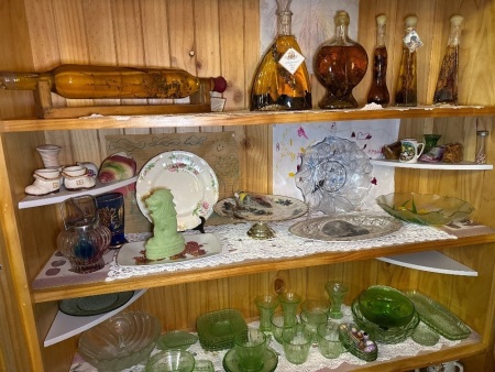 Shelf a lot of assorted items