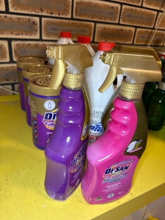Assorted washing consumables