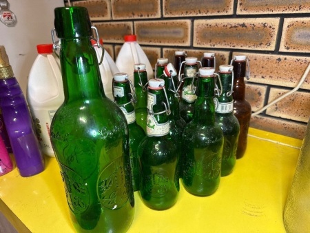 Resealable Grolsch bottles
