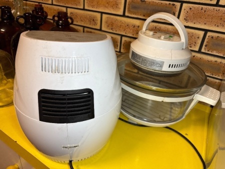 Air fryer and microwave