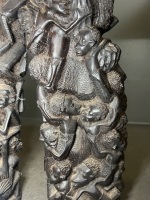 2 x Traditional Tree of Life Unmarked Totem Sculptures - 3