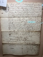 1756 French Legal Manuscript or Notary Contract - 2
