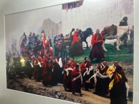 Monks Outside Shechen Monastery' Photograph by Mattieu Ricard - 2