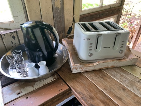 Microwave, Slow Cooker, Toaster, Kettle