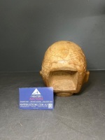 Indonesian Hand-Carved Wooden Head Sculpture - 3