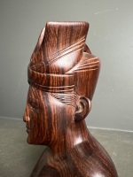 Wooden Carved Indonesian-Style Sculpture - 3