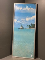 Framed Freshers Alpine Advertising Framed Poster