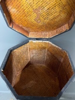 3 x Small Asian Hexagonal Chests - 4