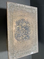 Ornate Possibly Copper Coal Box - 5