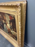 Framed Victorian Era Artwork Signed - 3