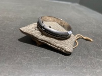 Antique Silver Bangle - Marked - 3