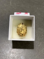 Anchor Gold Tone Locket - 3