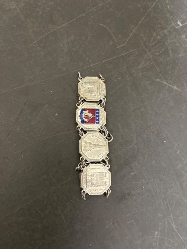 Silver Tone Paris Bracelet