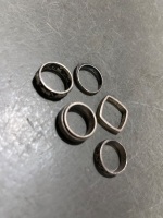 5 x Silver Rings - 2