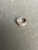 5 x Silver Rings - 4