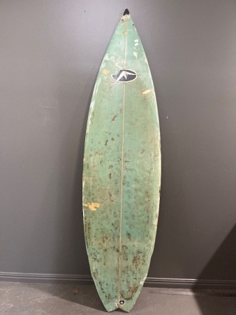 Aqua Surfboard by Feral Dave