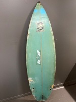 Aqua Surfboard by Feral Dave - 4