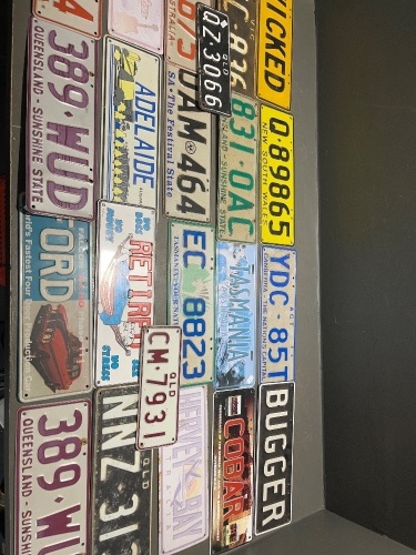 Lot of Number Plates