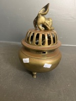 Brass Chinese Incense Burner - 4