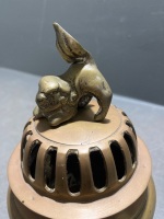 Brass Chinese Incense Burner - 5