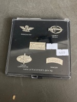 Military Set of Collectable Badges and Buttons - 4