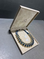 Oroton Blue Stone Necklace - 3