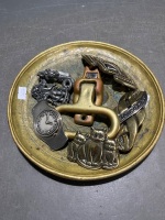 Mixed Lot of Belt Buckles Possibly Brass - 2