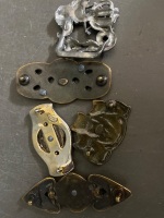 Mixed Lot of Belt Buckles Possibly Brass - 5
