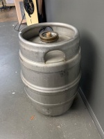 Beer Keg with Removable Brass Lid - 3