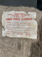Handmade Numdah Floor Rug made in Kashmir - 3