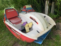 Sea-Doo 4 Seater Pedal Boat with Bimini Cover