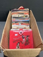 Box of 45 Records