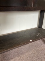 Art Deco Cabinet with Led Light Doors and Key - 4