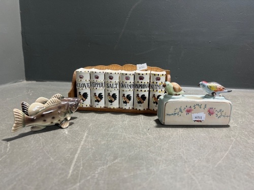 Collection of Kitchenware Salt and Pepper Shakers