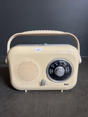 Be Cream AM/FM Portable Radio