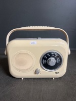 Be Cream AM/FM Portable Radio