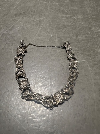 Vintage Silver Marcasite Bracelet
