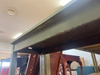 Country Style Wooden Desk/Table - Light Green - 3