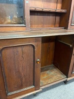 Antique Style Mahogany Welsh Dresser Display Cabinet - 5