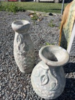 2 x Aqua Terracotta Pots - 3