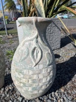 2 x Aqua Terracotta Pots - 4