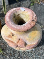 Flower Decorative Terracotta Vase - 4