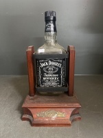 Jack Daniel's Old No.7 Tennessee Whiskey Bottle with Display Stand
