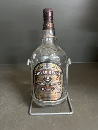 Collectible Chivas Regal 12-Year Old Scotch Whiskey Bottle 4.5L